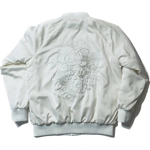 Silence + Noise Monochromatic Souvenir Bomber Jacket Urban Outfitters XS - Picture 4 of 12